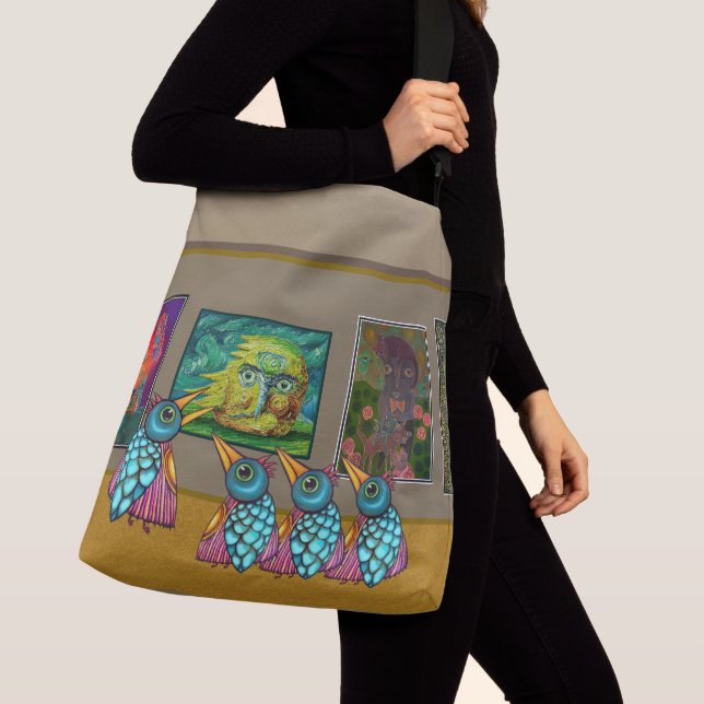 Bolsa Ajustável Pássaros na Galeria (Close Up)