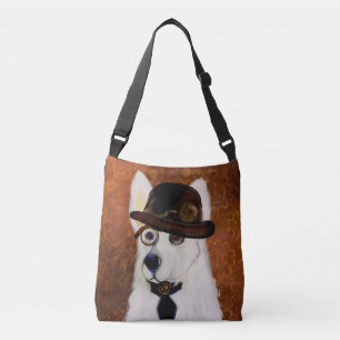 Bolsa Ajustável Pastor Alemão Steampunk