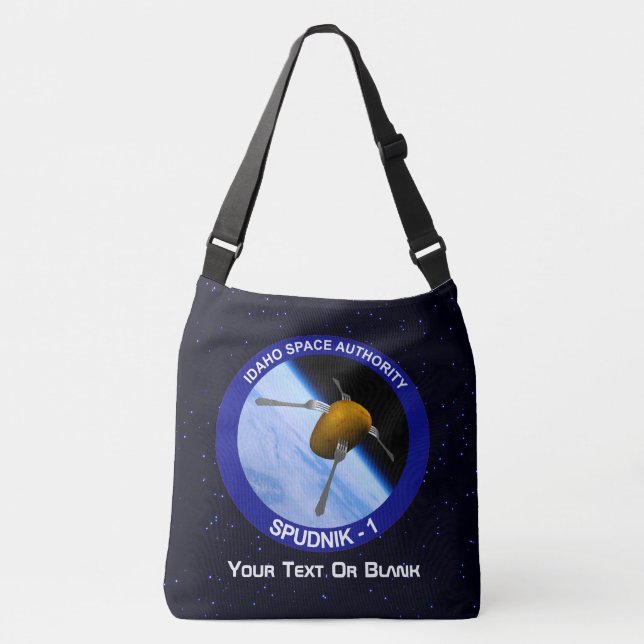 Bolsa Ajustável Patch da Missão de Satélite Idaho Spudnik (Frente)