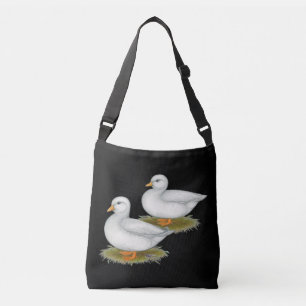 Bolsa Ajustável Patos:  Chamadas brancas