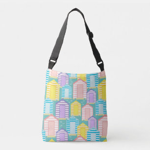 Bolsa Ajustável Patterno De Praia Striped Pastel Cute
