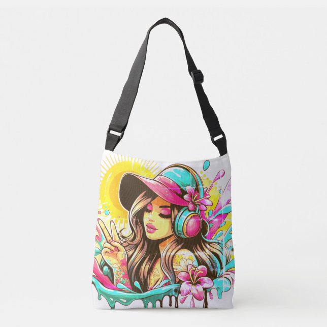 Bolsa Ajustável Paz de Verão - Coleção de Tinta (Frente)