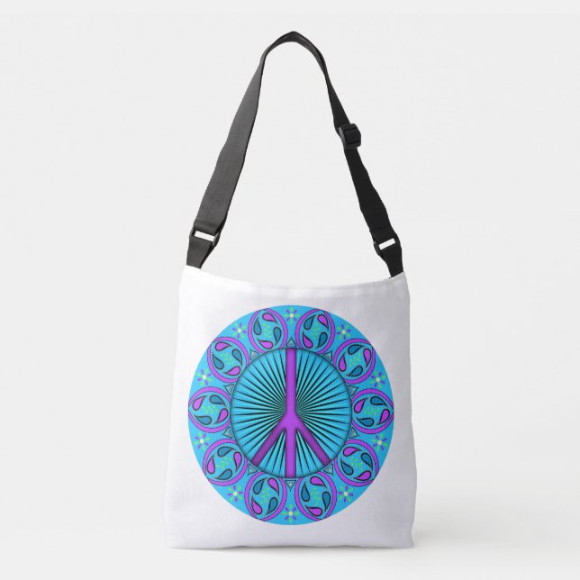 Bolsa Ajustável Paz ~ Folha (Frente)