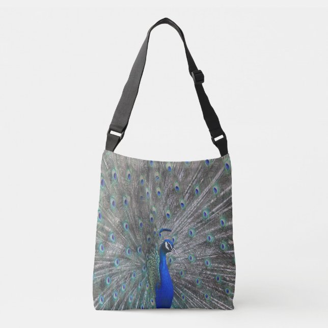 BOLSA AJUSTÁVEL PEACOCK FOTO CROSSBODY BAG (Frente)