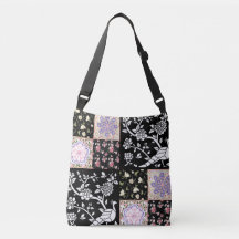 Peacocks Rosa e Preto de Versão Simples e