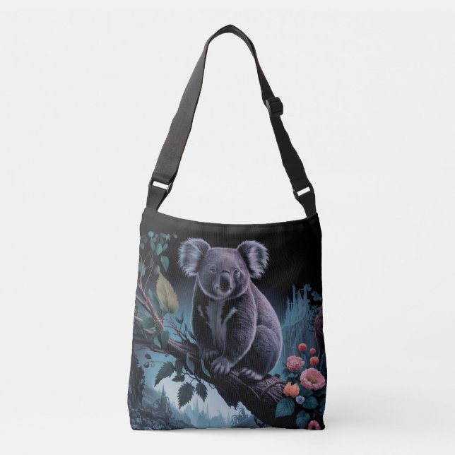 BOLSA AJUSTÁVEL PEDRA DE COALA BEAR ART (Frente)