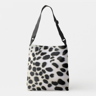 Bolsa Ajustável Peles Dalmáticas Personalizam Textura em Preto e