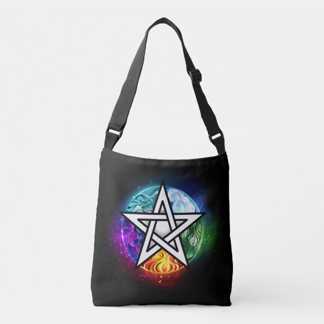 Bolsa Ajustável Pentagrama do Wiccan (Frente)