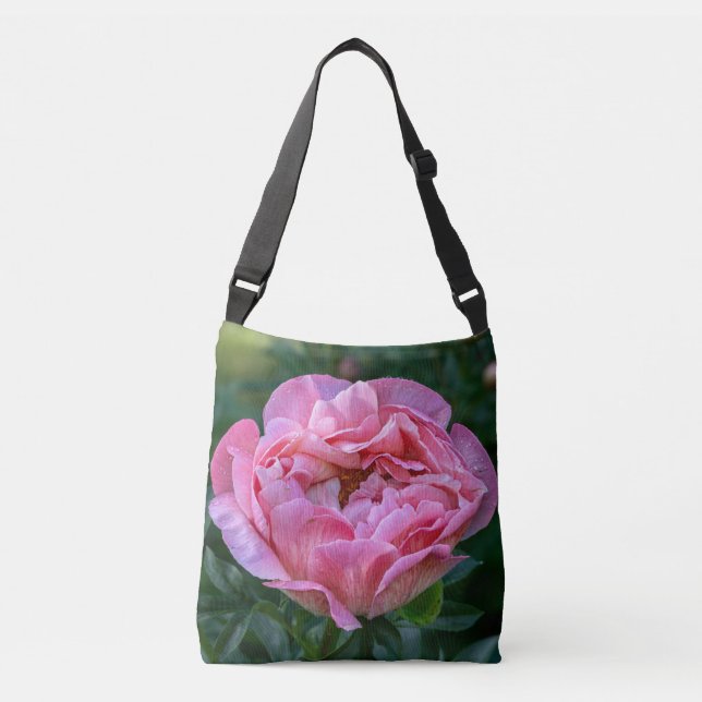 Bolsa Ajustável Peônia Corada – Captura de Flor Canadense (Frente)