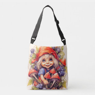 Bolsa Ajustável Pequena Menina da Fazenda Rural