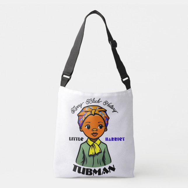 Bolsa Ajustável Pequeno Tubman Harriet Vivendo História Negra (Frente)
