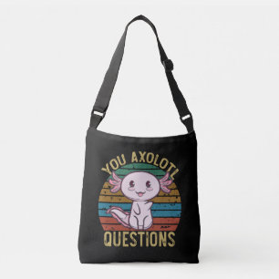 Bolsa Ajustável Perguntas sobre Axolotl Retro 90s Engraçado Axolot