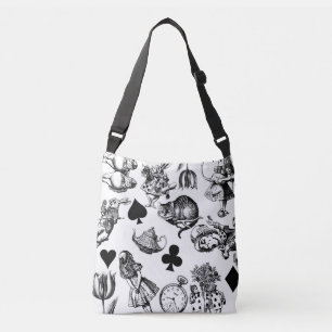 Bolsa Ajustável Personagens clássicos de Alice nas aventuras no pa