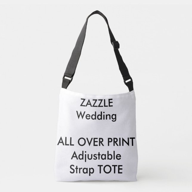 Bolsa Ajustável Personalizado de Casamento TODO O IMPRESSÃO MEDIUM (Frente)
