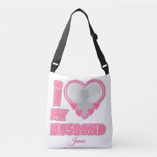 Bolsa Ajustável Personalizado Eu Amo Meu Marido - Adicionar Fotogr