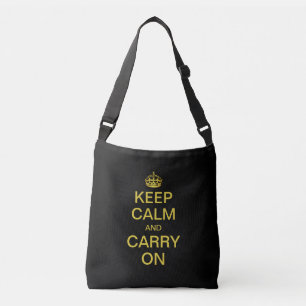 Bolsa Ajustável Personalizado MANTENHA A CALMA e CONTINUE ou SEU