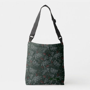 Bolsa Ajustável Personalizar as Folhas Verde de Floresta Profunda