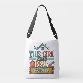 Bolsa Ajustável Personalized This Girl Sells Real Estate Business