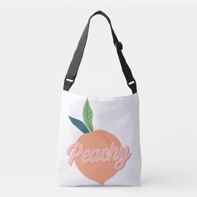 Bolsa Ajustável Pêssego, pêssego bonito (Frente)