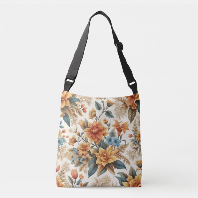 Bolsa Ajustável Pétalas e Poesia Um Caso Floral (Frente)