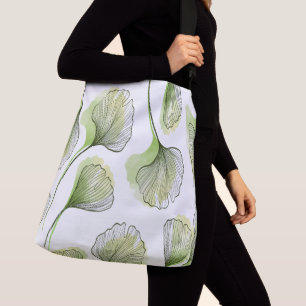 Bolsa Ajustável Pétalas verdes