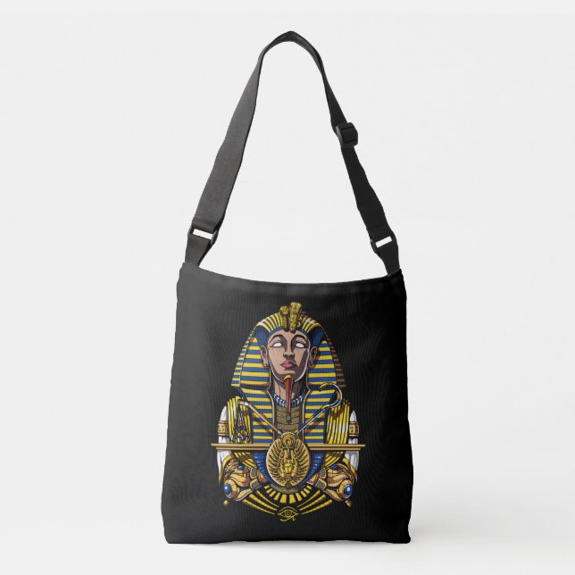 Bolsa Ajustável Pharaó egípcio Tutankhamun King Tut (Frente)