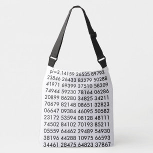 Bolsa Ajustável pi= 3.14159 Dígitos do Dia da Ciência da Matemá