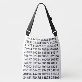 Bolsa Ajustável pi= 3,14159 Dígitos pi Day da Math Science preto
