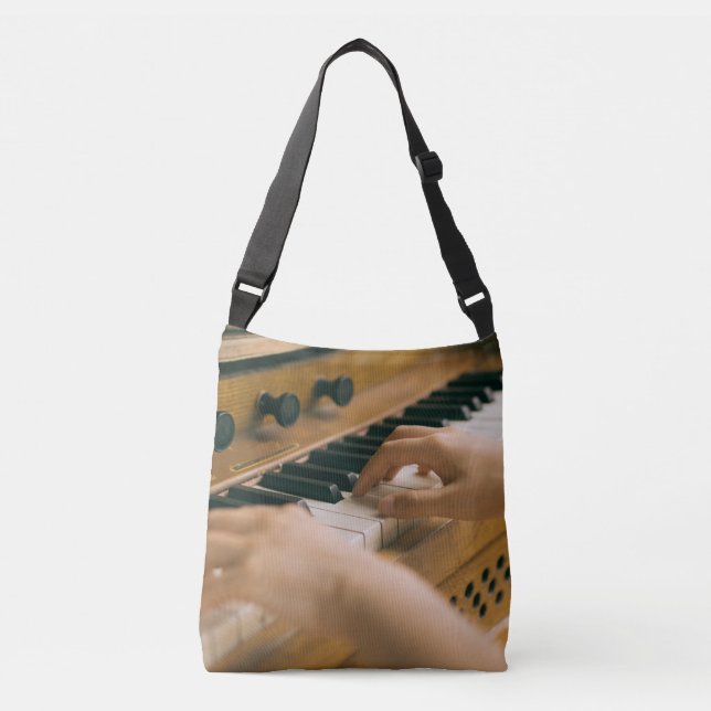 Bolsa Ajustável Piano bonito (Frente)