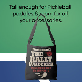 Bolsa Ajustável Pickleball Nome Personalizado O Demolidor de Ralis