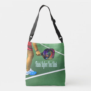 Bolsa Ajustável Pickleball Pense Antes De Beber