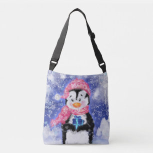 Bolsa Ajustável Pinguim Feliz - Natal -