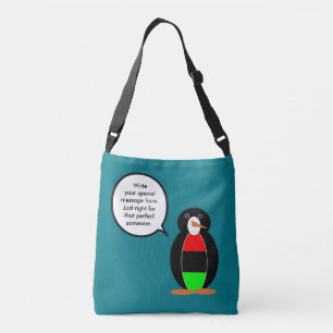 Bolsa Ajustável Pinguim Ms Personalizado Diáspora Africana Falante