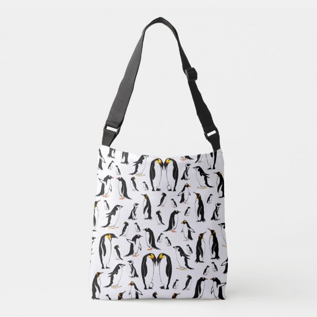 Bolsa Ajustável Pinguins Padrão (Frente)