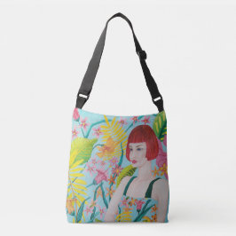 Bolsa Ajustável Pintura a Óleo Abstrata Sonho Tropical