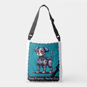 Bolsa Ajustável Pixel Friends: Cachorro Mecha (Cachorro Robô)