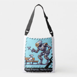 Bolsa Ajustável Pixel Friends: Cachorro Mecha (Cachorro Robô)