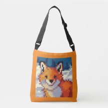 Pixelart, Pixel Art, Fox, vos