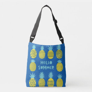Bolsa Ajustável Placa de colheita de abacaxi divertida Design