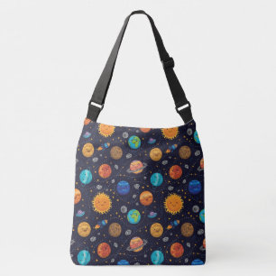 Bolsa Ajustável Planetas felizes - Saco Cruzado