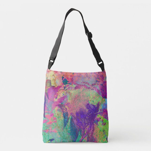 Bolsa Ajustável Poisson exotique multicolore (Verso)