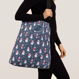 Bolsa Ajustável Polar Bear Christmas Pattern ID851