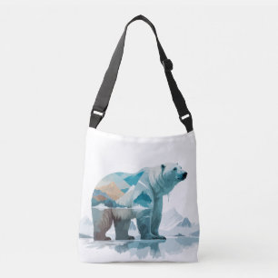 Bolsa Ajustável Polar Bear Vetor Arte Animal Majestosa Natureza Se