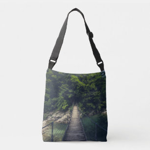 Bolsa Ajustável Ponte de suspensão simples sobre o rio Idrijca, Sl