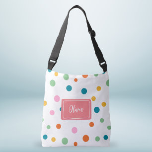 Bolsa Ajustável Pontos Coloridos Alegres Personalizados