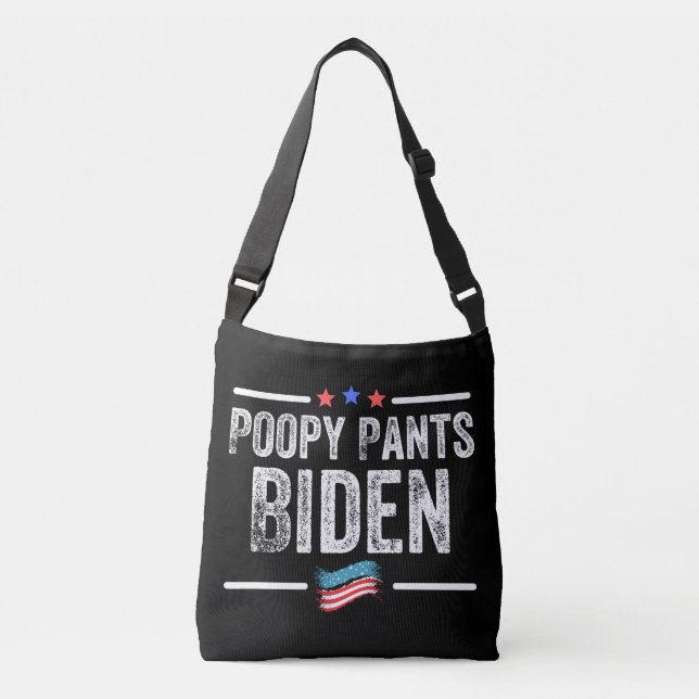 Bolsa Ajustável Poopy Pants Biden (Frente)