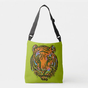 Bolsa Ajustável Pop Art TIGER HEAD + seu backgr. & ideias