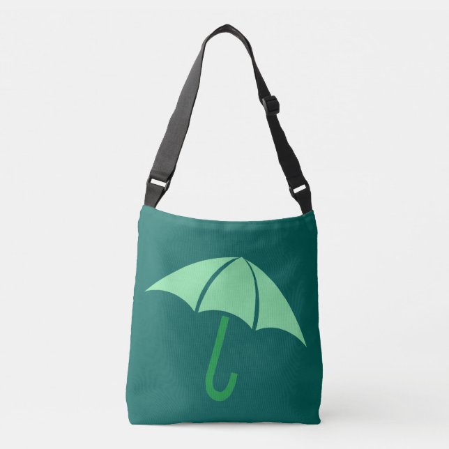 Bolsa Ajustável Pop Art Umbrella Verde (Frente)