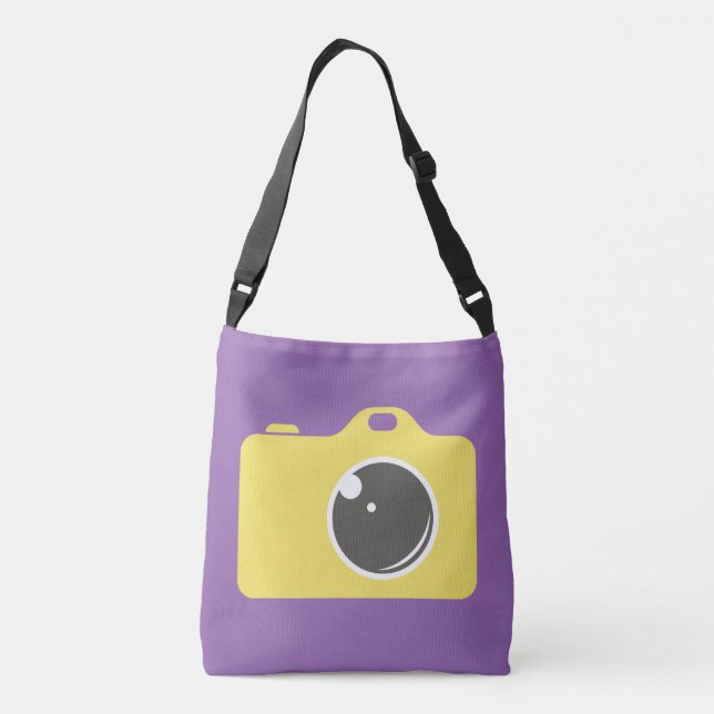 Bolsa Ajustável Pop Art Yellow Camera Puro (Verso)