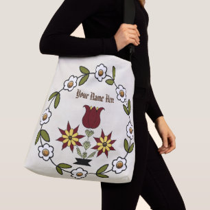 Bolsa Ajustável População rural holandesa floral